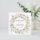 Invitation *~* Berry d'hiver de neige AR12 QR RSVP Boho Maria (Debout devant)