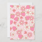 Invitation Berry en fleurs Fête des mariées (Dos)