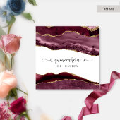 Invitation Berry espagnol, Corbeille rouge bordeaux Quinceañe