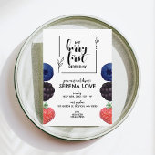 Invitation Berry First | 1er anniversaire | Berry mixte | Bla