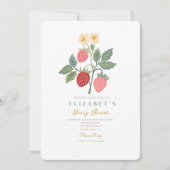 Invitation Berry First Birthday (Devant)