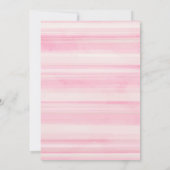 Invitation Berry First Birthday - Fraise rose (Dos)