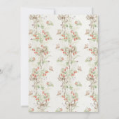 Invitation Berry First Birthday Vintage Floral (Dos)