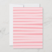 Invitation Berry First Cute Patch de Fraises 1er Anniversaire (Dos)
