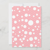 Invitation Berry fraise 3D Premier anniversaire (Dos)