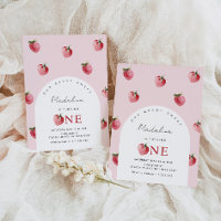 Berry fraise douce fille premier anniversaire
