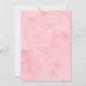 Invitation Berry fraise sauvage Premier anniversaire (Dos)