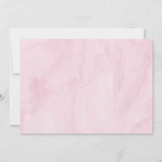 Invitation Berry fraise Sweet Floral Deuxième anniversaire (Dos)