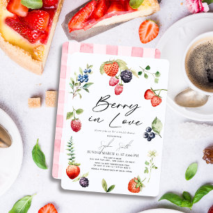 Invitation Berry in Love Berries Fête des mariées