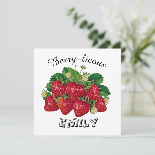 Invitation Berry-licous (Debout devant)