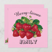 Invitation Berry-licous (Devant / Derrière)