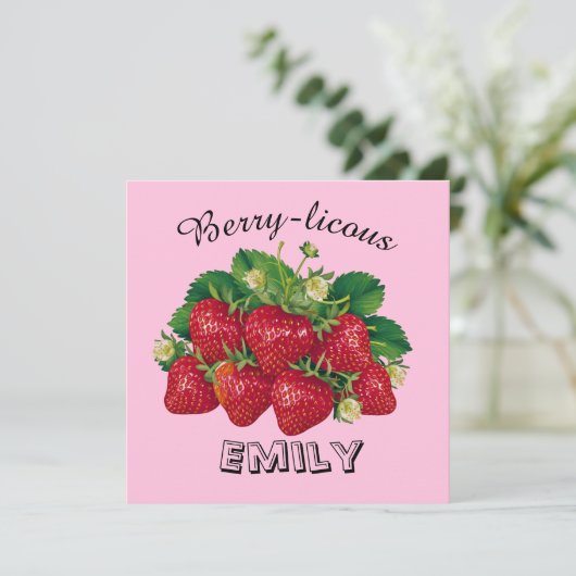 Invitation Berry-licous (Debout devant)