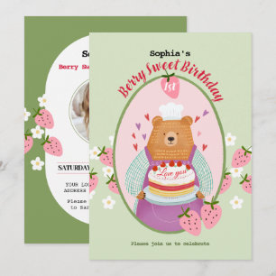 Invitation Berry Lovely Premier anniversaire