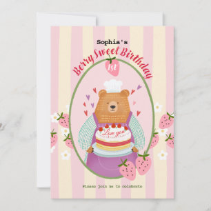 Invitation Berry Lovely Premier anniversaire