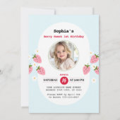 Invitation Berry Lovely Premier anniversaire (Dos)