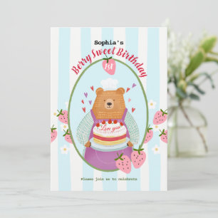 Invitation Berry Lovely Premier anniversaire