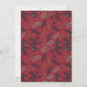 Invitation Berry| Pine Wreath 40e anniversaire (Dos)