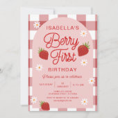 Invitation Berry Premier anniversaire (Devant)