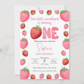 Invitation Berry Premier anniversaire (Devant)