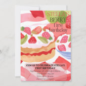 Invitation Berry Premier anniversaire (Devant)