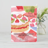 Invitation Berry Premier anniversaire (Debout devant)