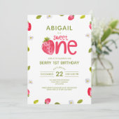 Invitation Berry Premier anniversaire (Debout devant)