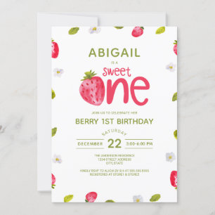 Invitation Berry Premier anniversaire