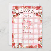 Invitation Berry Premier anniversaire (Devant)