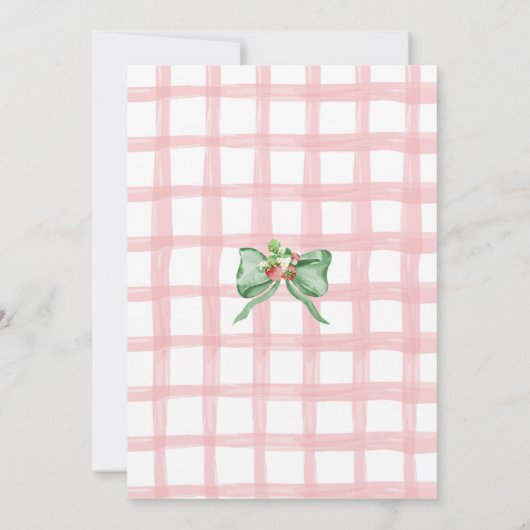 Invitation Berry Premier anniversaire (Dos)