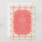 Invitation Berry Premier anniversaire 1er anniversaire (Devant)