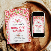 Invitation Berry Premier anniversaire 1er anniversaire