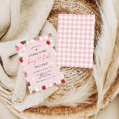 Invitation Berry Premier anniversaire 1er anniversaire Invita