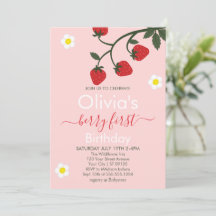 Berry Premier anniversaire fraise 1er anniversaire