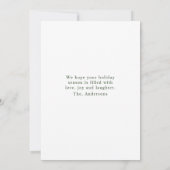 Invitation Berry Red Ho Ho Ho et Noël photo (Dos)