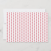 Invitation Berry Sweet 1er anniversaire (Dos)