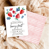 Berry Sweet 1er Anniversaire Fraise bleuet