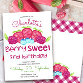 Invitation Berry Sweet 2e anniversaire
