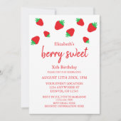 Invitation Berry Sweet Anniversaire (Devant)