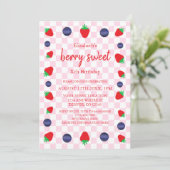 Invitation Berry Sweet Anniversaire (Debout devant)