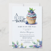 Invitation Berry Sweet Baby shower (Devant)