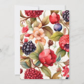 Invitation Berry Sweet Baby shower (Dos)