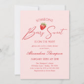Invitation Berry Sweet Baby shower (Devant)