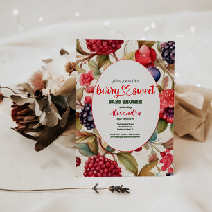 Invitation Berry Sweet Baby shower