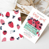 Invitation Berry Sweet Baby shower