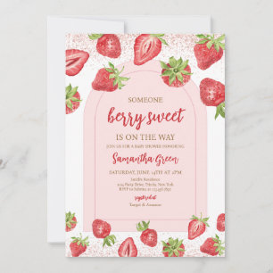 Invitation Berry Sweet Baby shower
