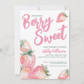 Invitation Berry Sweet Baby shower (Devant)