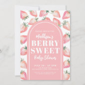 Invitation Berry Sweet Baby shower (Devant)