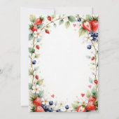 Invitation Berry Sweet Berries Garden Neutral Baby Shower (Dos)