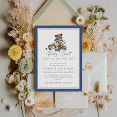 Invitation Berry Sweet Blueberry Ours bébé Garçon Douche