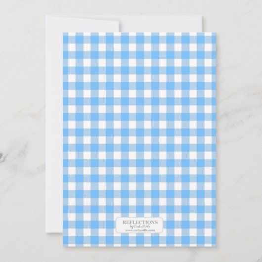 Invitation Berry Sweet Blueberry thème Fête d'anniversaire de (Dos)